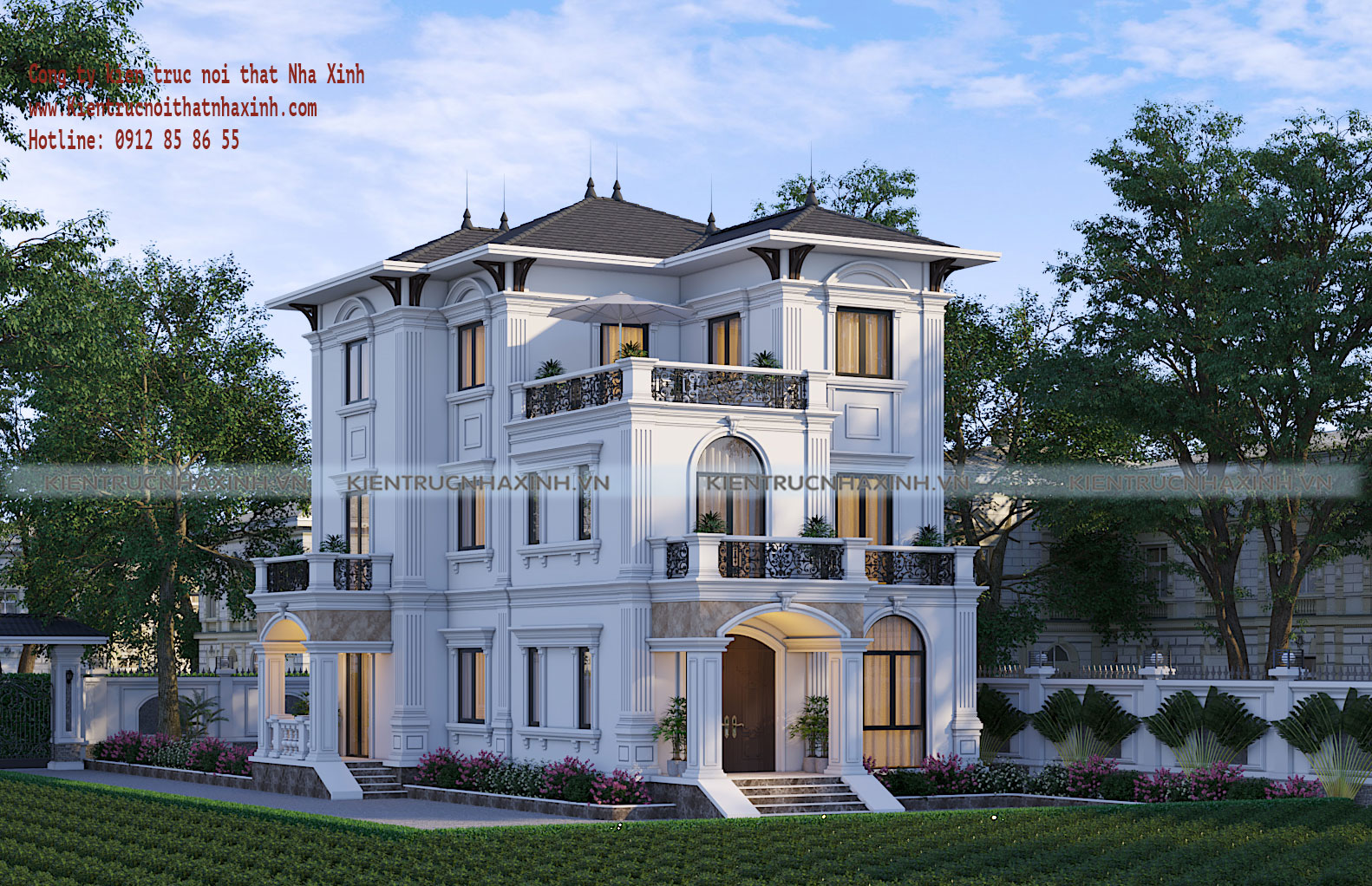 Mẫu thiết kế biệt thự gia đình A Tân - Tp Bắc Giang