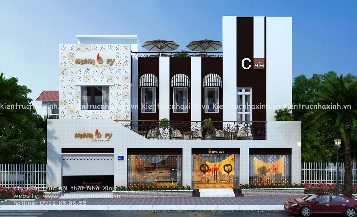 Mẫu thiết kế quán cafe memory - TP Sơn La