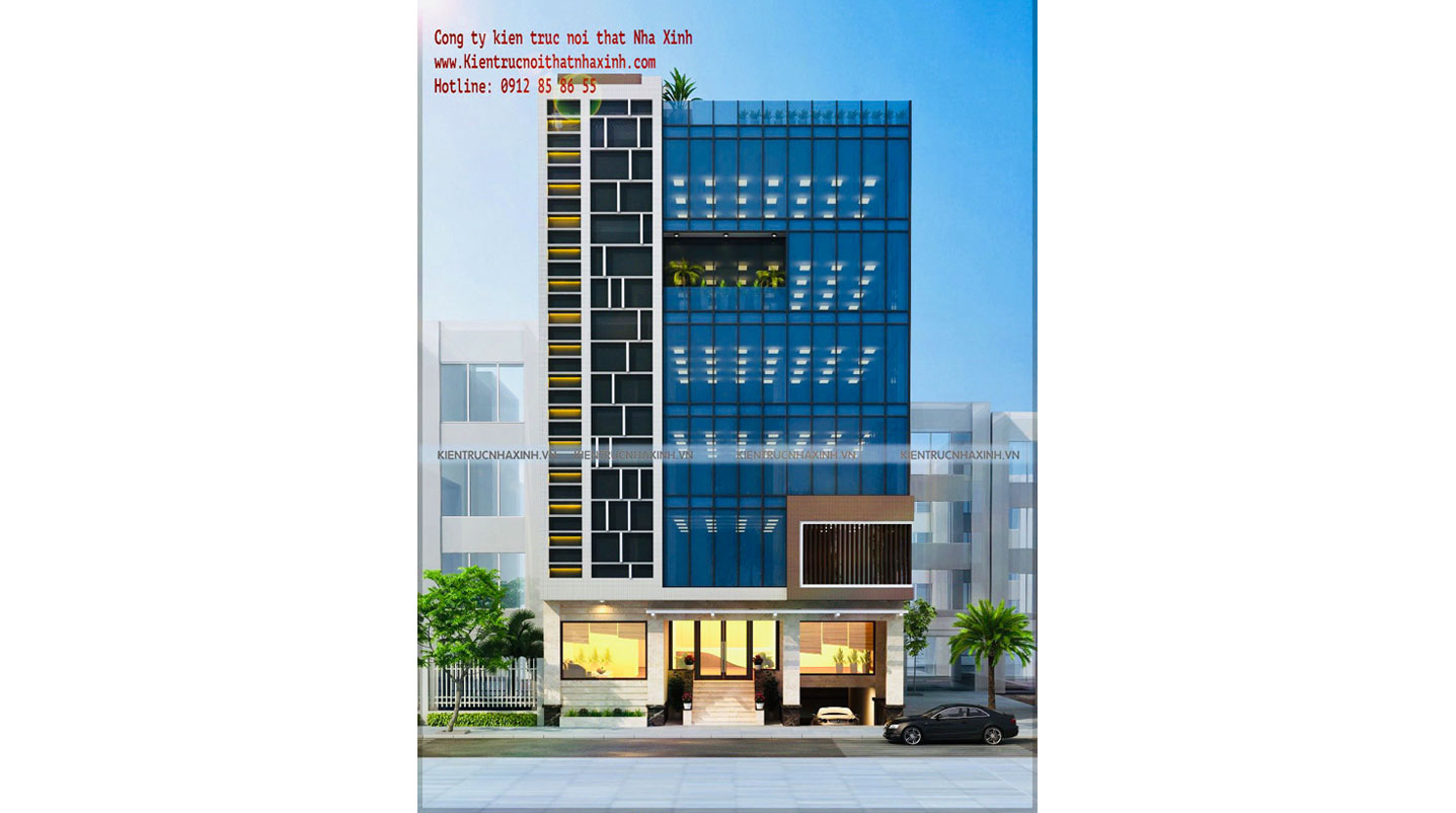 Mẫu thiết kế văn phòng diện tích 13m x20m Công ty HCT 