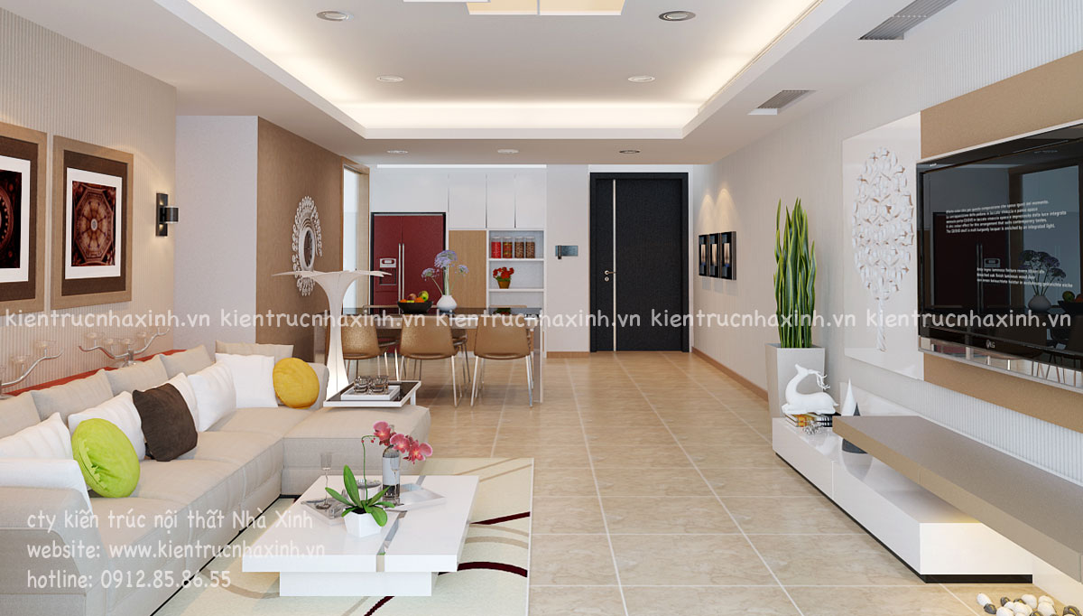 Mẫu thiết kế nội thất nhà ở gia đinh Linh - mandarin, Thanh Xuân, Hà Nội