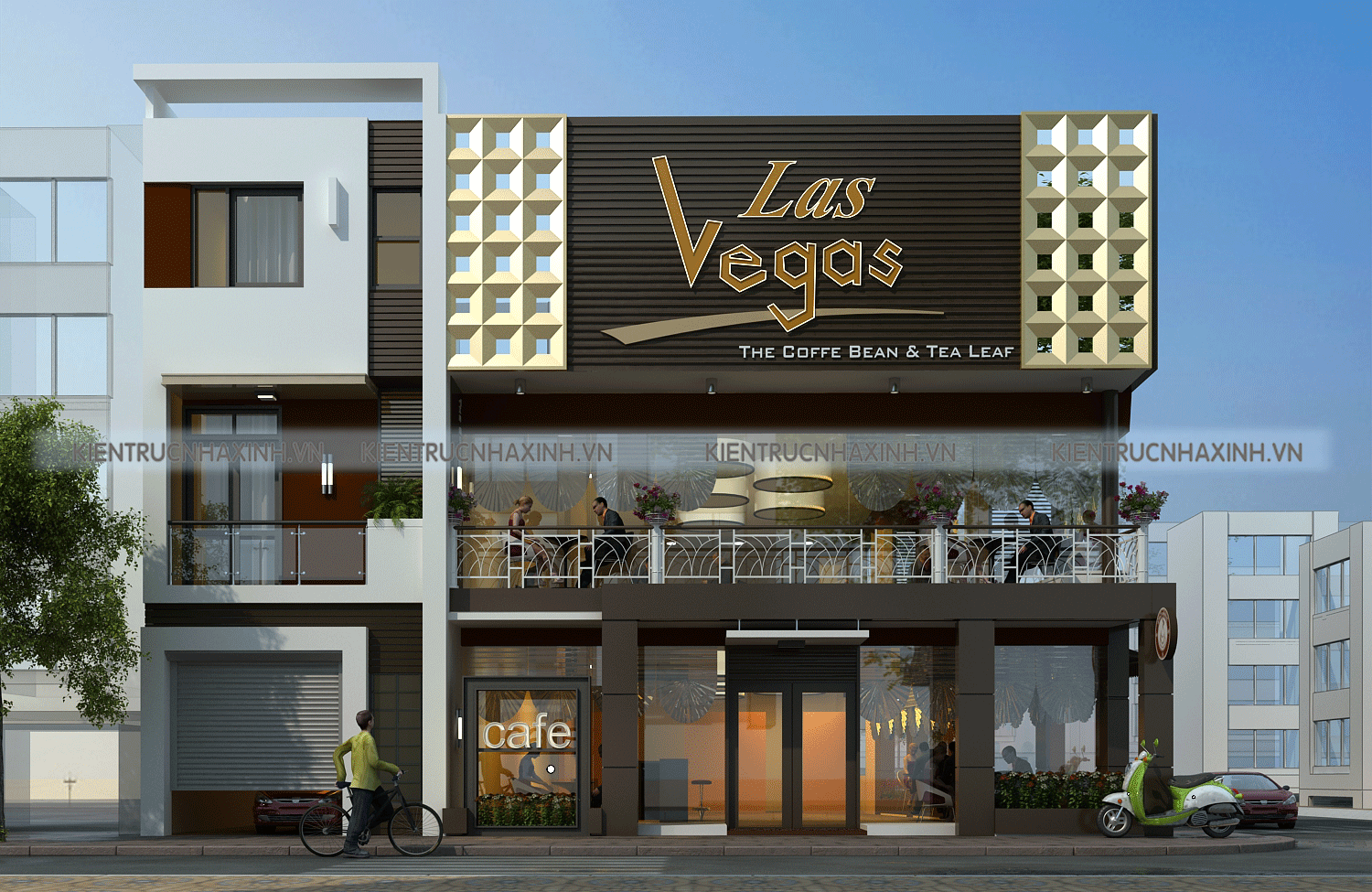 Mẫu thiết kế quan cafe karaoke - Las vegas, TP Sơn La